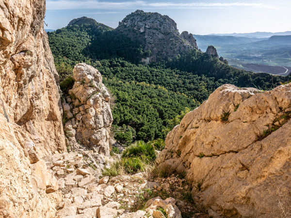 Die Escalera Árabe in der Sierra de Huma