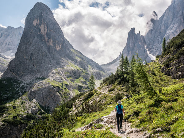 Zsigmondyhütte: Wanderung aus dem Fischleintal